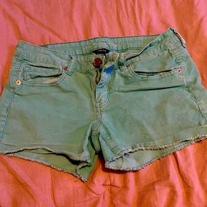American Eagle teal shorts